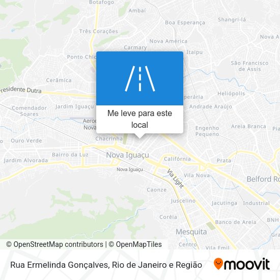 Rua Ermelinda Gonçalves mapa