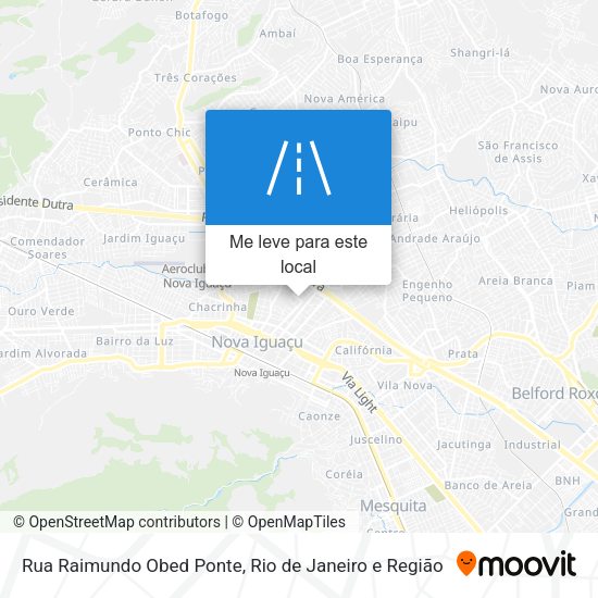 Rua Raimundo Obed Ponte mapa