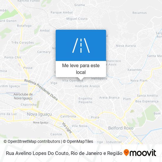 Rua Avelino Lopes Do Couto mapa