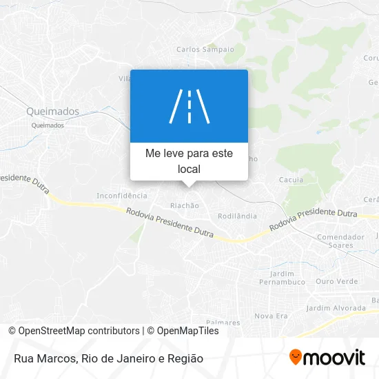 Rua Marcos mapa