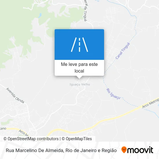 Rua Marcelino De Almeida mapa