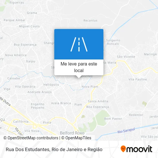 Rua Dos Estudantes mapa