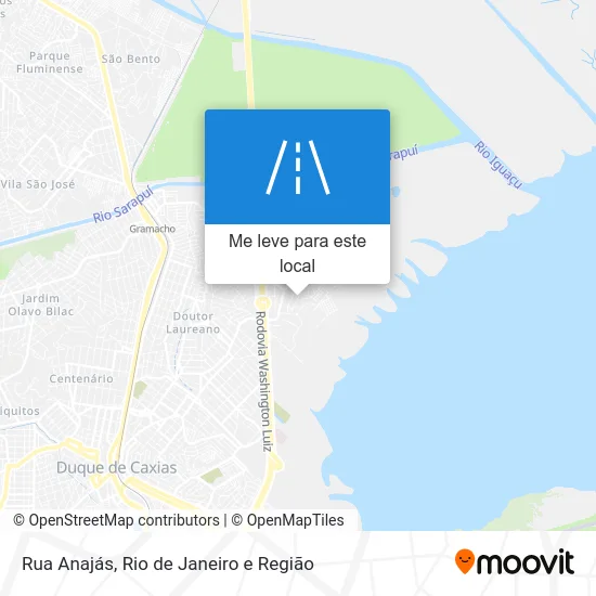 Rua Anajás mapa