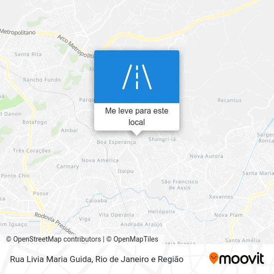Rua Livia Maria Guida mapa