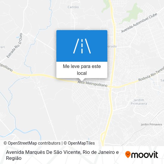 Avenida Marquês De São Vicente mapa