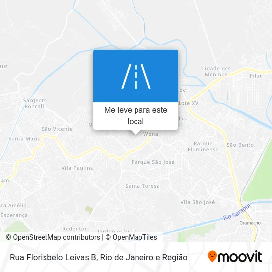 Rua Florisbelo Leivas B mapa
