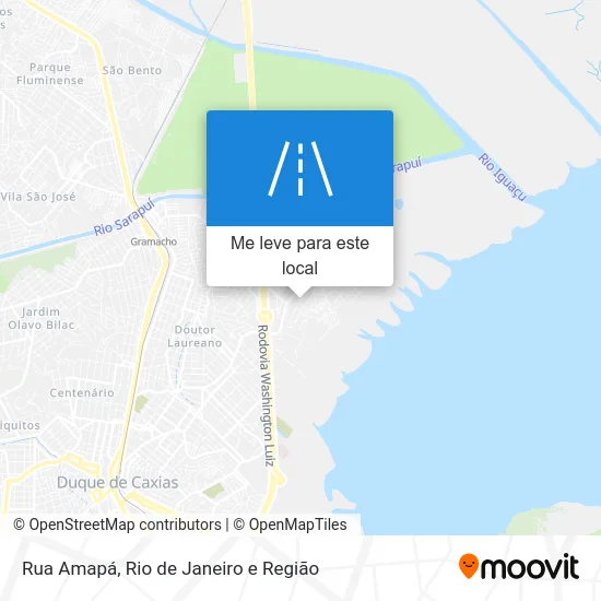 Rua Amapá mapa