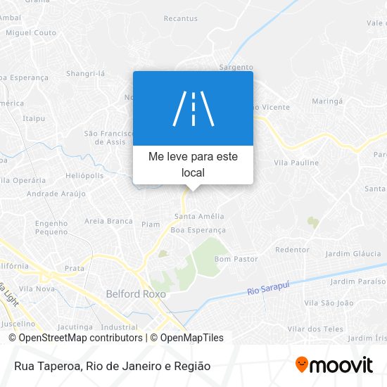Rua Taperoa mapa