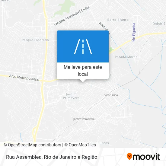 Rua Assemblea mapa