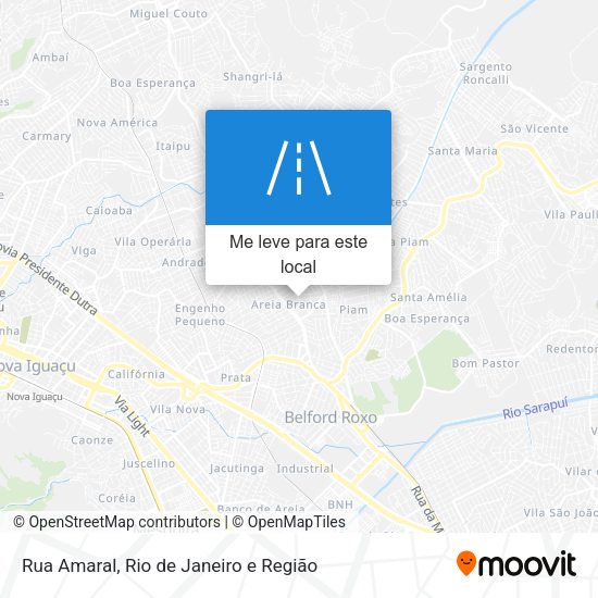 Rua Amaral mapa