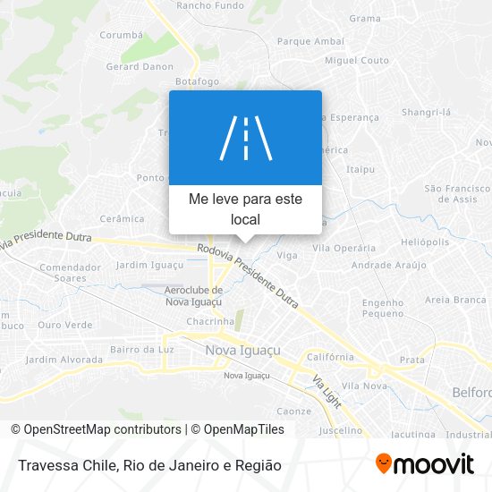 Travessa Chile mapa