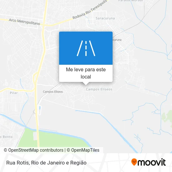 Rua Rotis mapa