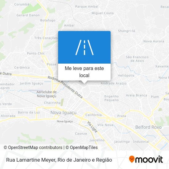 Rua Lamartine Meyer mapa