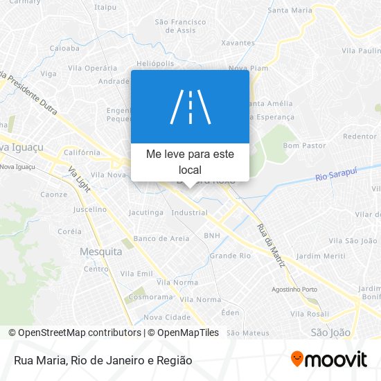 Rua Maria mapa