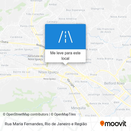 Rua Maria Fernandes mapa