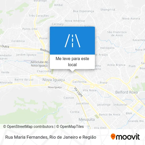 Rua Maria Fernandes mapa