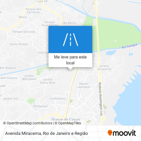 Avenida Miracema mapa