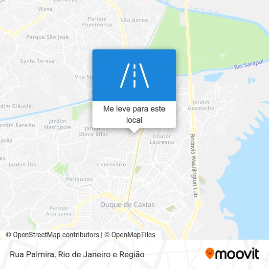 Rua Palmira mapa