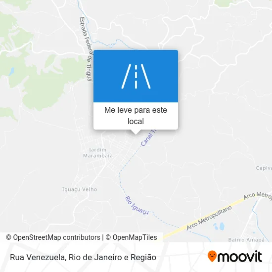 Rua Venezuela mapa