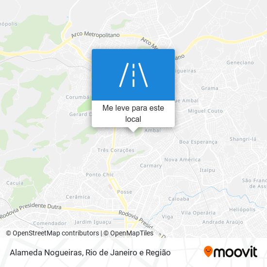 Alameda Nogueiras mapa