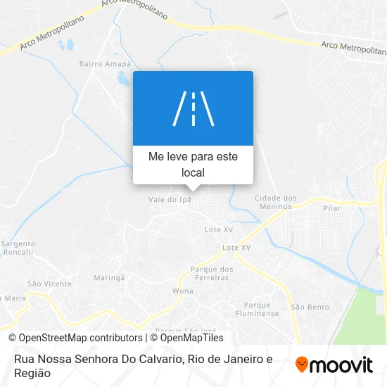 Rua Nossa Senhora Do Calvario mapa