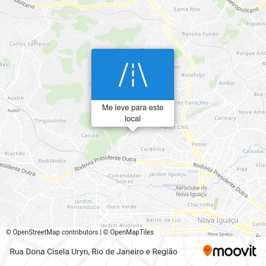 Rua Dona Cisela Uryn mapa
