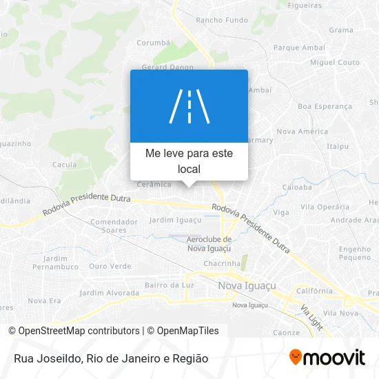 Rua Joseildo mapa