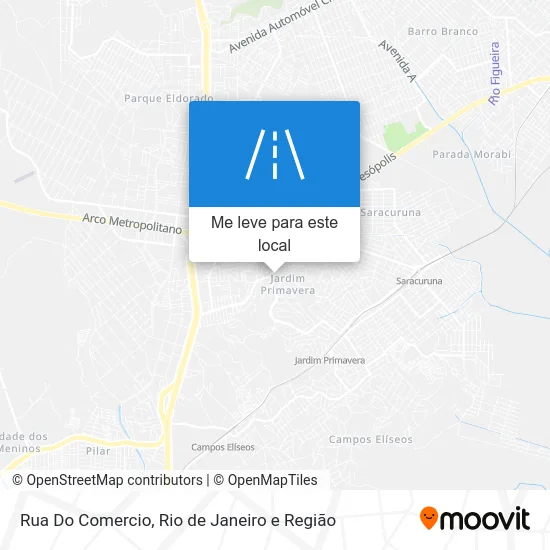 Rua Do Comercio mapa