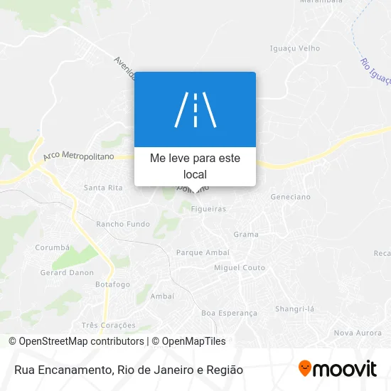 Rua Encanamento mapa