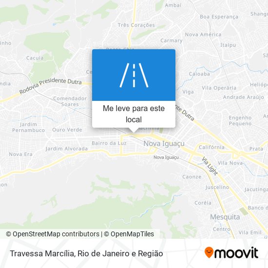 Travessa Marcília mapa