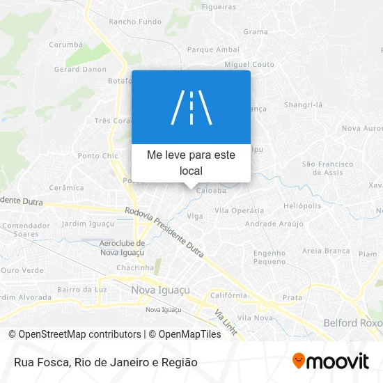 Rua Fosca mapa