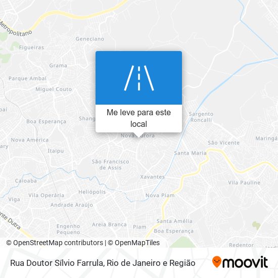 Rua Doutor Sílvio Farrula mapa