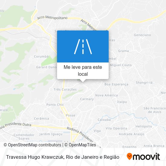 Travessa Hugo Krawczuk mapa