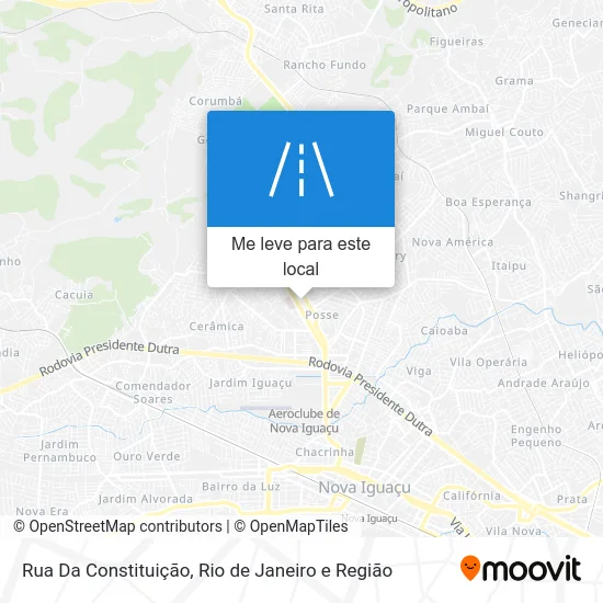 Rua Da Constituição mapa
