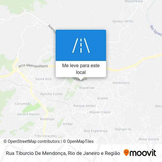 Rua Tiburcio De Mendonça mapa