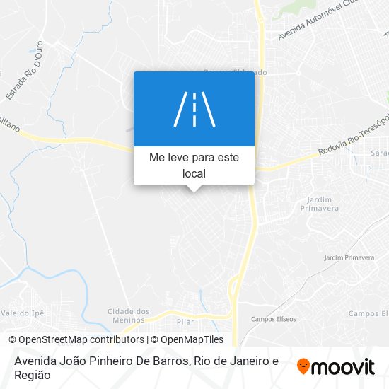Avenida João Pinheiro De Barros mapa