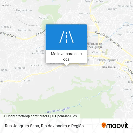 Rua Joaquim Sepa mapa