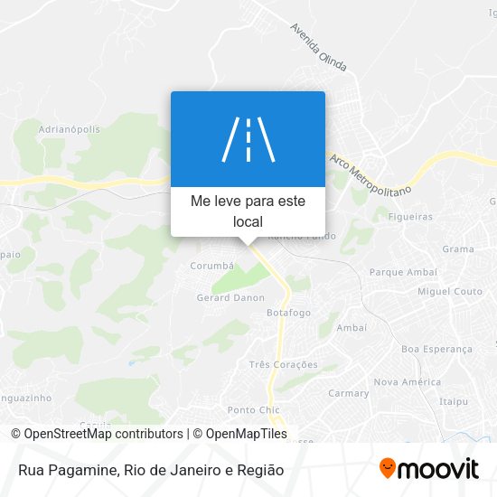 Rua Pagamine mapa