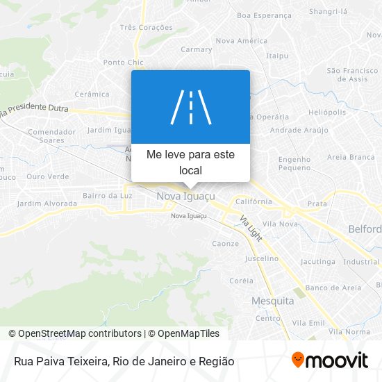 Rua Paiva Teixeira mapa