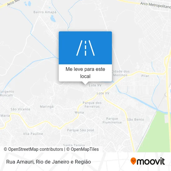 Rua Amauri mapa