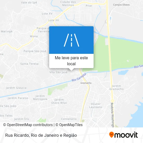 Rua Ricardo mapa