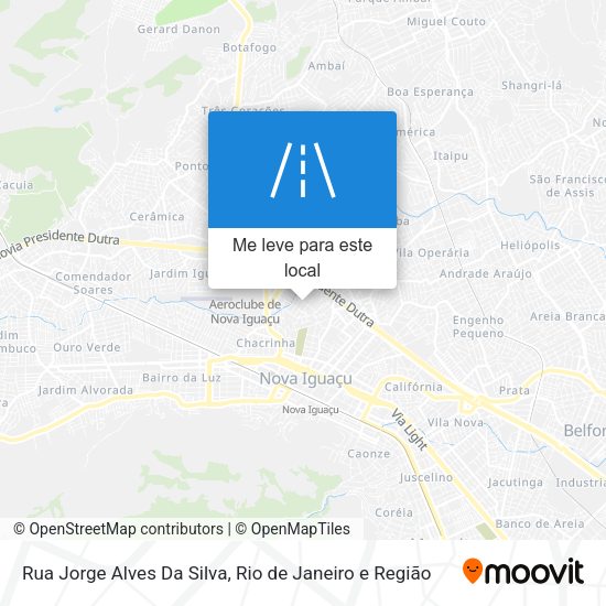 Rua Jorge Alves Da Silva mapa