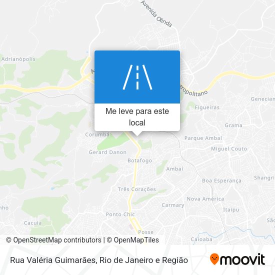 Rua Valéria Guimarães mapa