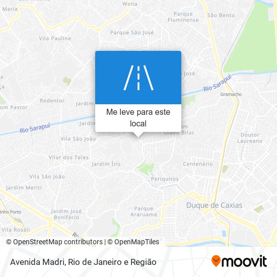 Avenida Madri mapa