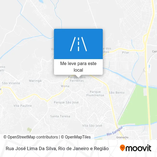 Rua José Lima Da Silva mapa