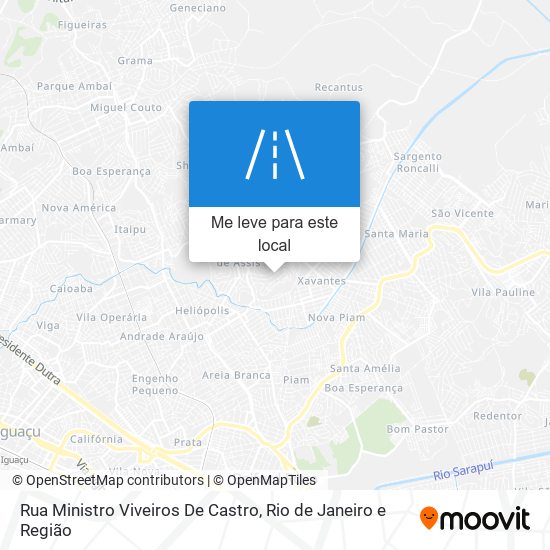 Rua Ministro Viveiros De Castro mapa