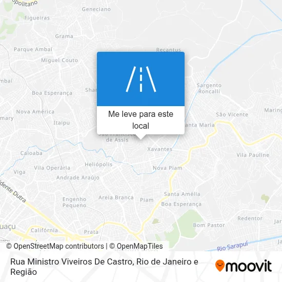 Rua Ministro Viveiros De Castro mapa