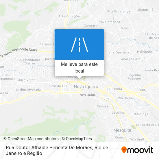 Rua Doutor Athaíde Pimenta De Moraes mapa