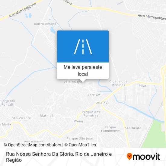 Rua Nossa Senhora Da Gloria mapa