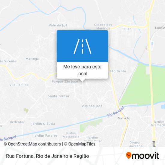 Rua Fortuna mapa